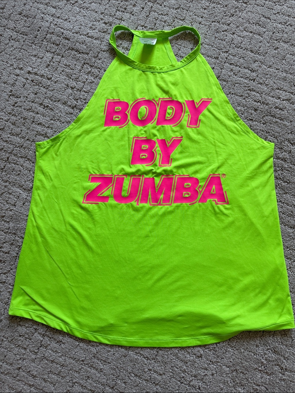 Zumba high neck tank
